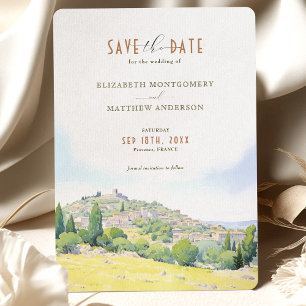 Invitation Sauvegarder la date Provence France Destination