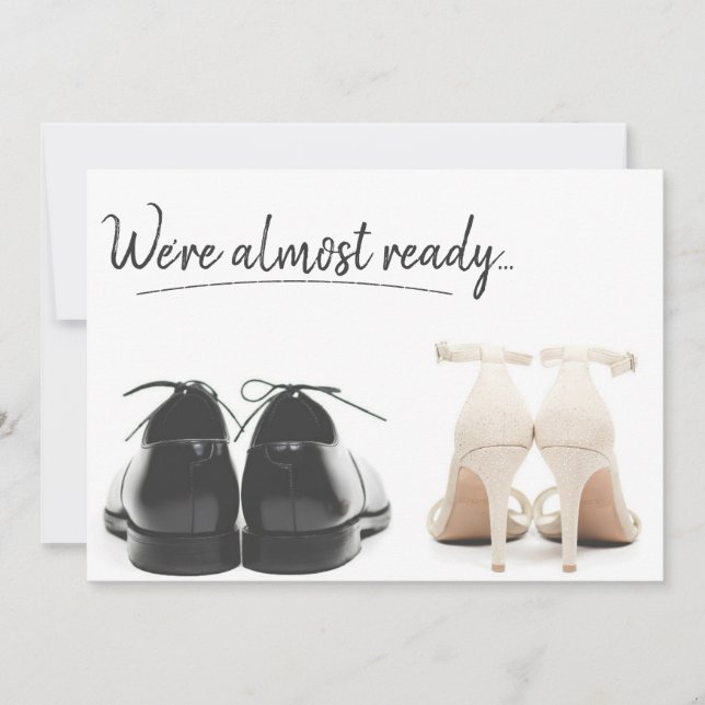 Invitation Sauvegarder la date simple et moderne (Devant)
