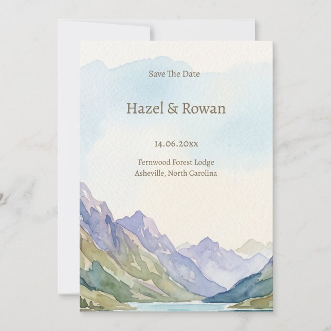 Invitation sauver la date (Devant)