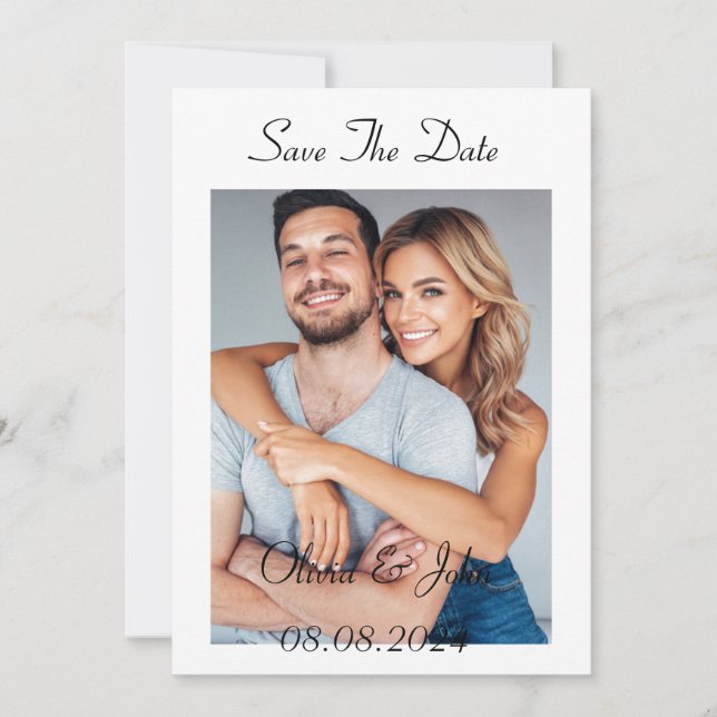 Invitation sauver la date (Devant)