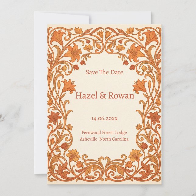 Invitation sauver la date (Devant)