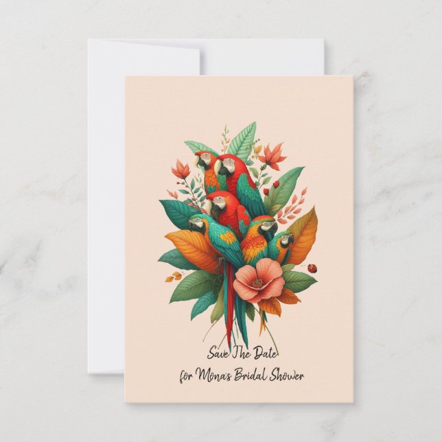 Invitation Sauver la Date Baby Shower (Devant)