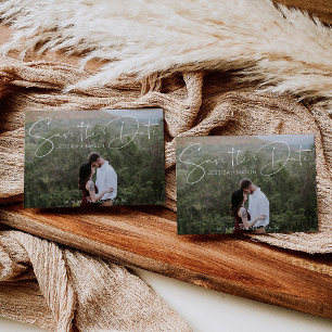 Invitation Save The Date Card with Photo Card