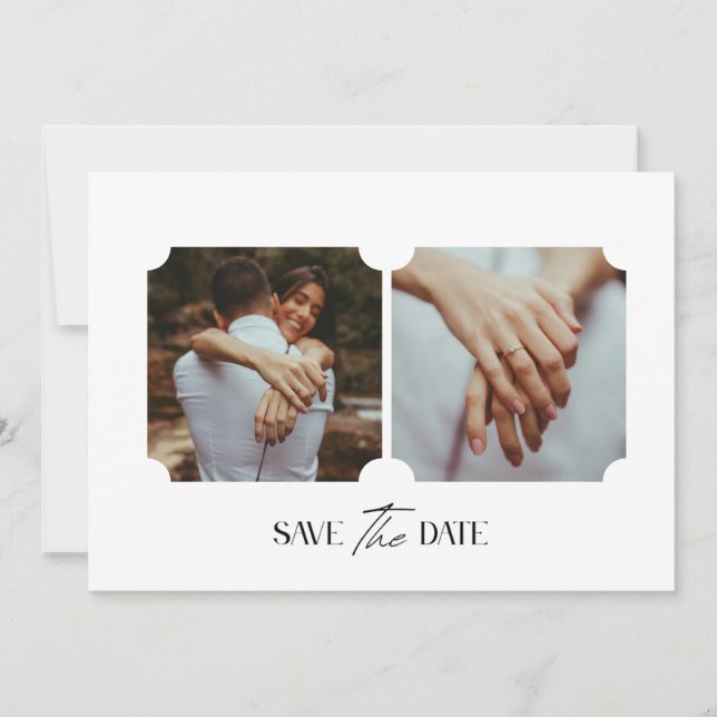 Invitation Save The Date Postcard (Devant)