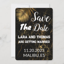 "Save the date" pour mariage