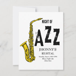 Invitation Saxophone Jazz Resital