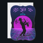 Invitation Saxophone Man 30th Birthday Music Jam Musiciens<br><div class="desc">J'espère que vous apprécierez cette grande invitation d'anniversaire avec cet homme saxophone,  30ème anniversaire Musique Jam sur elle. Vous pouvez modifier TOUTES LES INFORMATIONS PERSONNELLES sur la carte d'anniversaire pour répondre à vos besoins. Profitez-en ! https://www.zazzle.com/store/artzdizigns</div>