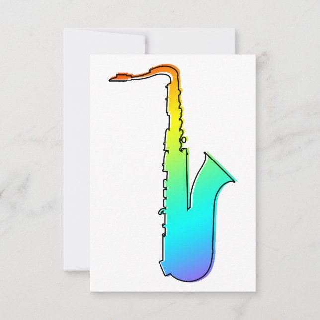 Invitation saxophone oddRex (Devant)