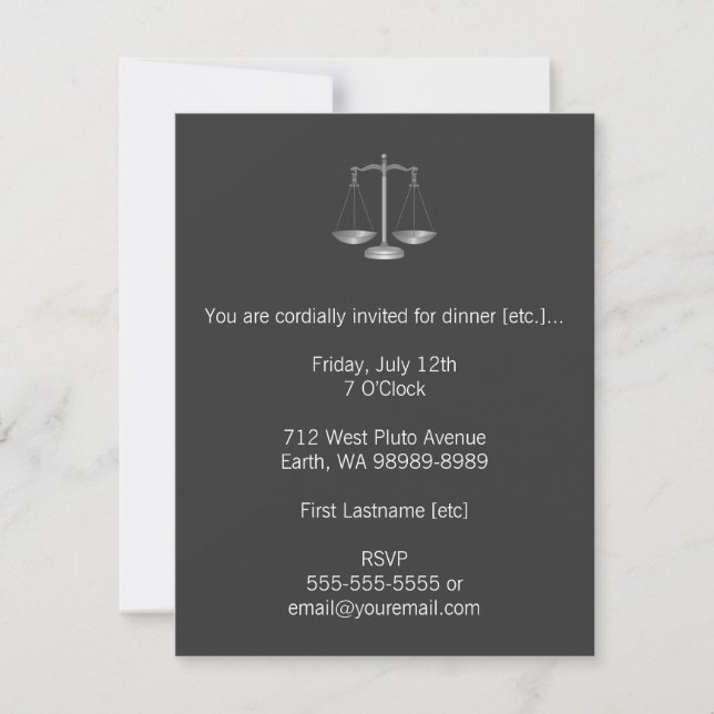 Invitation Scales de justice (Devant)