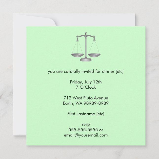 Invitation Scales de justice (Devant)