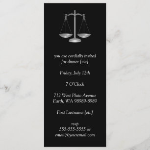 Invitation Scales de justice