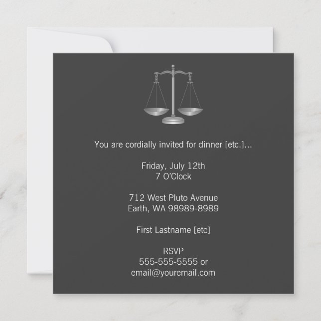Invitation Scales de justice (Devant)
