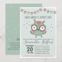 Scandinavie Green Whoo est due Owo Baby shower