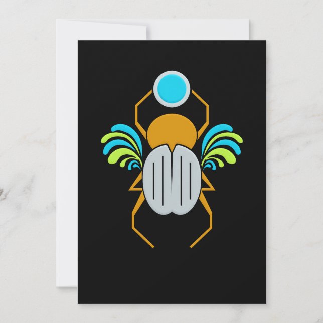 Invitation SCARAB - personnaliser (Devant)