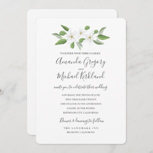 Invitation Scarborough Sage Monogram Suite Mariage