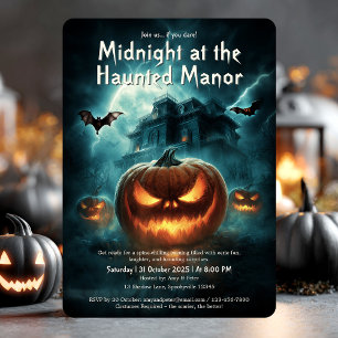 Invitation Scary Éffrayant Haunted House Adult Halloween Part
