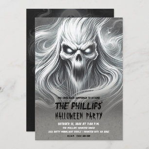 Invitation Scary hurler Poltergeist Ghost Halloween Party