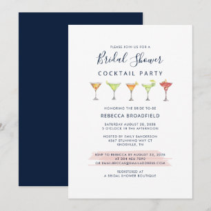 Invitation Scénario de cocktail pour la fête de mariage