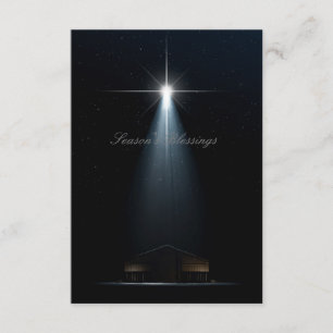 Invitation Scène de la Nativité de Noël