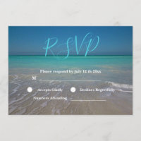 Scène de plage tropicale Sables blancs Mariage RSV