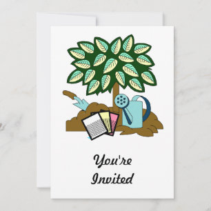 Invitation Scène du jardin