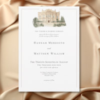 Scènes de mariage vintage élégantes néoclassiques