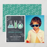 Science Experiment Black Chalkboard Photo Annivers