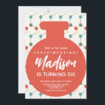 Invitation Science FAIR Laboratoire Chimie Fête d'anniversair<br><div class="desc">Invitations de soirée à thème scientifique</div>