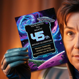 Invitation science-fiction partie Sci Fi Galactic 45e