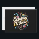 Invitation Science Vibes Groovy Première Journée de Retour à<br><div class="desc">Science Vibes Rétro Première Journée de Retour à l'École Prof Groovy</div>