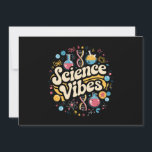 Invitation Science Vibes Groovy Première Journée de Retour à<br><div class="desc">Science Vibes Retro Première Journée de Retour à l'École Professeur Groovy</div>