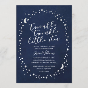 Invitation Scintillement de scintillement peu de baby shower