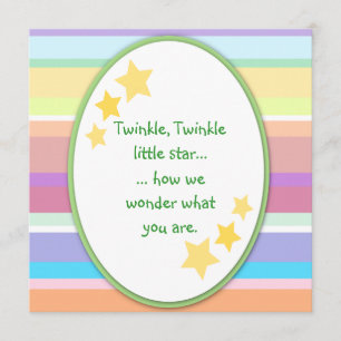 Invitation Scintillement peu d'invitations unisexes de baby