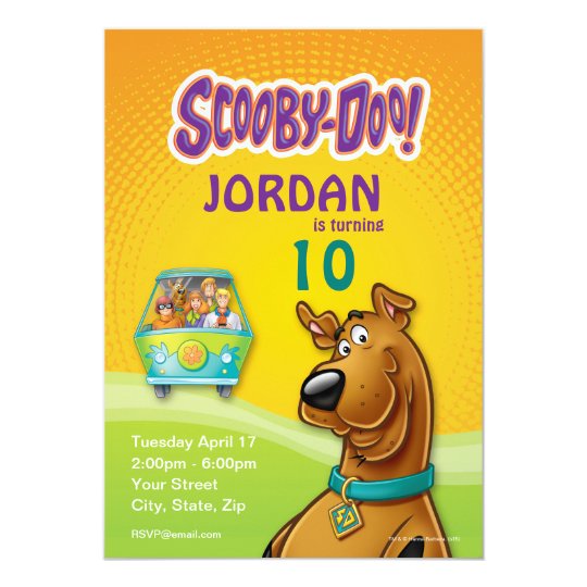 Invitation Scooby Doo Et La Machine De Mystere De Bande Zazzle Fr Invitation Scooby Doo Et La Machine De Mystere De Bande Zazzle Fr