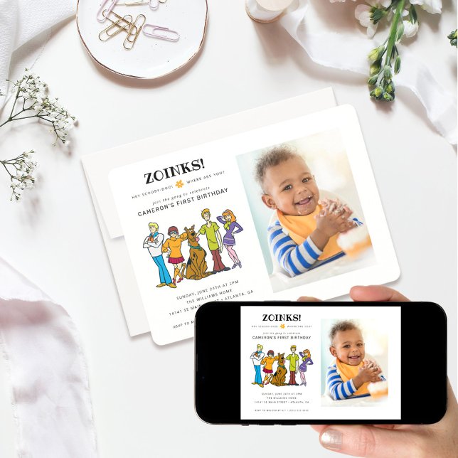 Invitation Scooby-Doo et l'anniversaire Super de Gang - Photo (Créateur téléchargé)