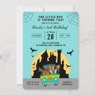 Invitation Scooby-Doo   Halloween 2ème anniversaire