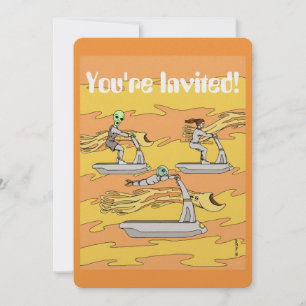 Invitation Scootering with the Wind Riders