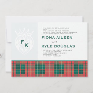 Invitation Scottish Plaid Luckenbooth