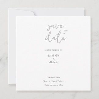 Invitation Script Calligraphie Mariage Moderne Enregistrer la