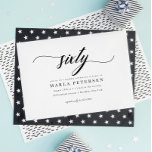 Invitation Script classique élégant de calligraphie 60e anniv<br><div class="desc">Classic Elegant Calligraphie Script 60e Invitation anniversaire</div>