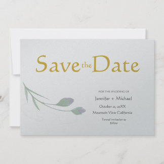 Invitation Script de calligraphie de plaine minimaliste moder