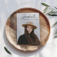 Script Graduation 2-side Photo Portrait Party