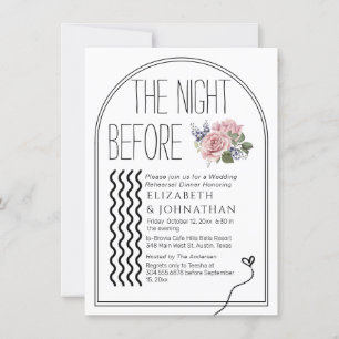 Invitation Script Minimal Rosy La Nuit Avant L'Invitation