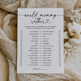 Invitation Script Moderne Pourrait Momie Plutôt Baby shower J
