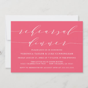 INVITATION SCRIPT MODERNE SIMPLE   RÉPÉTITION DÎNER INVITATIO