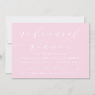 INVITATION SCRIPT MODERNE SIMPLE   RÉPÉTITION DÎNER INVITATIO