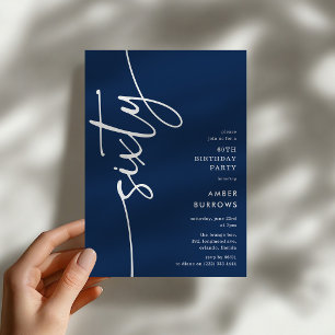 Invitation Script Soixantième Anniversaire