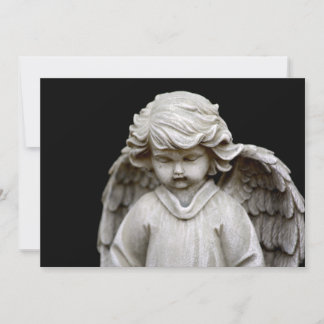 Invitation Sculpture de l'Ange Cupidé, Mémorial, Condolence