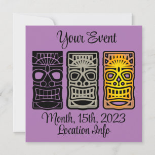 Invitation Sculptures Triple Tiki Thunder_Cove