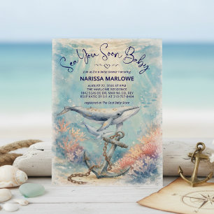 Invitation Sea You Soon Baby Shower